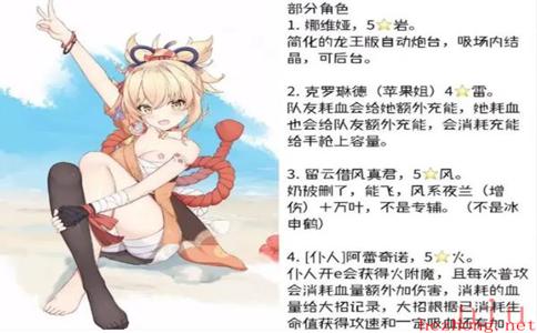 原神克洛琳德角色介绍