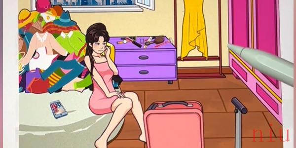 汉字找茬王帮美女收纳出门必备品