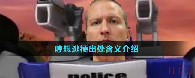 哼想逃是什么梗