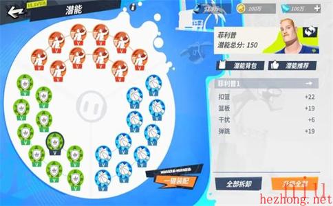 全明星街球派对菲利普潜能搭配