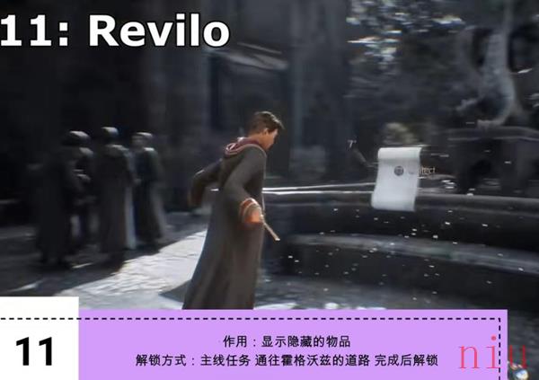 霍格沃茨之遗全咒语效果介绍