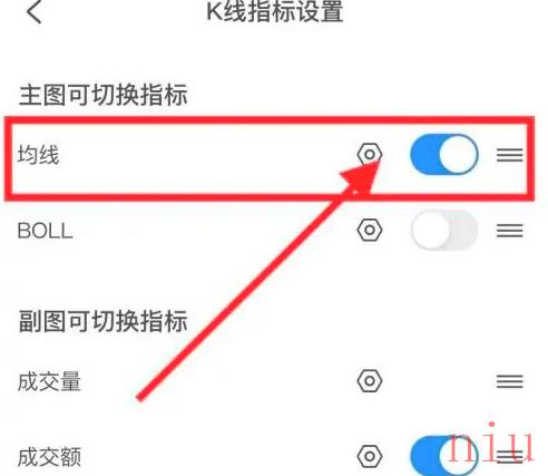 雪球如何设置均线