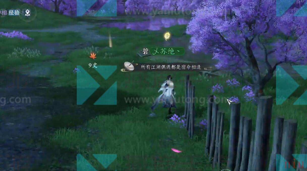 逆水寒手游横吹桃花奇遇触发位置流程图文攻略