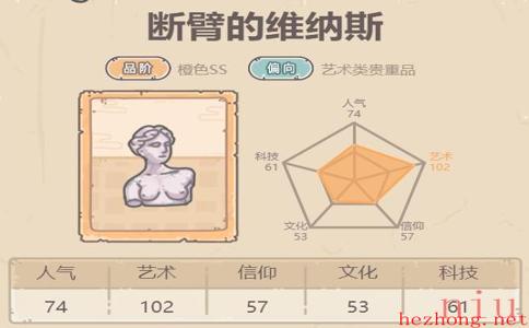 断臂的维纳斯属性及获取途径介绍