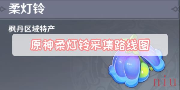 原神柔灯铃采集路线图