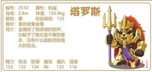 洛克王国塔罗斯什么性格好