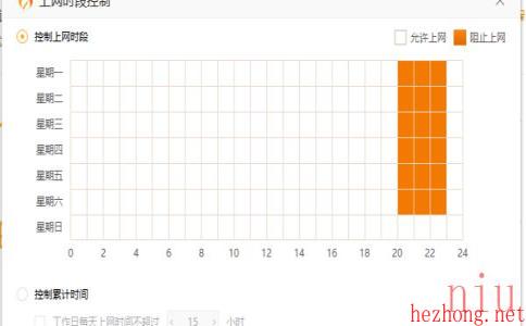 火绒怎么控制上网时间