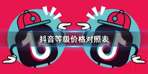 抖音等级价格对照表2022