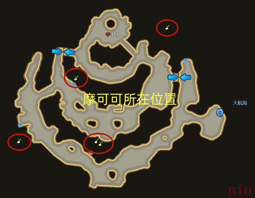 命运方舟熊猫扑扑岛摩可可在哪