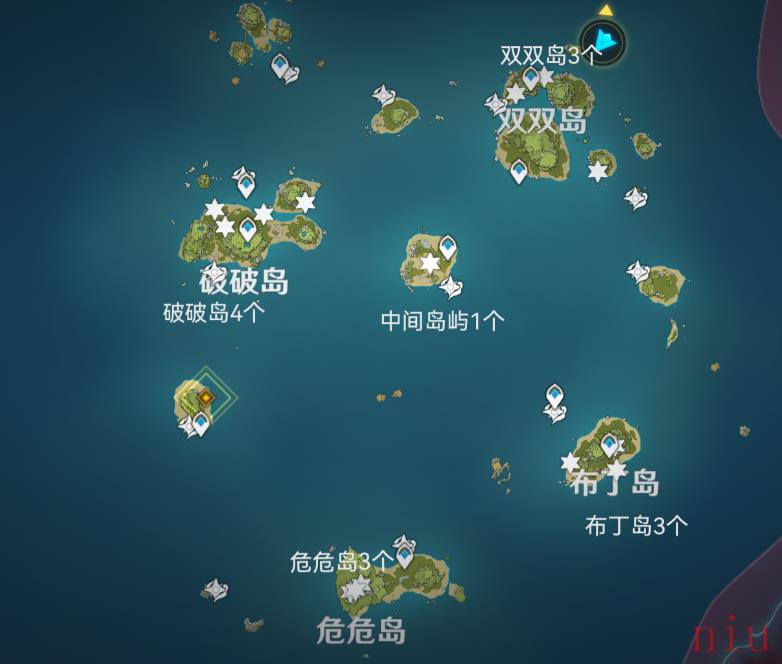 原神2.8海岛第一天海螺位置 原神2.8海岛海螺分布图