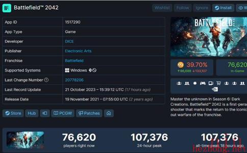 战地风云2042steam特惠多少钱